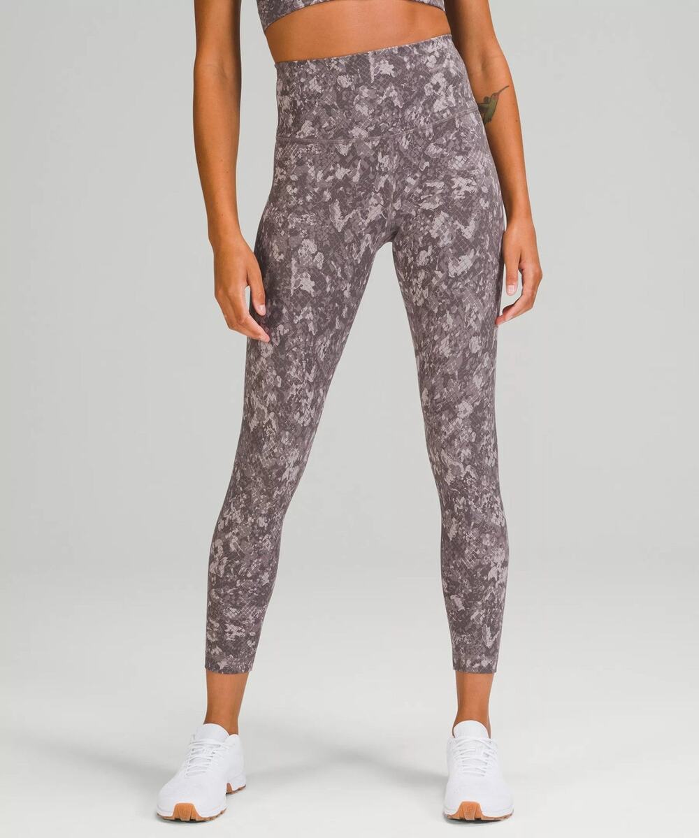 Lululemon Wunder Train High-rise Tight 25" - 4 - Hideaway Camo Lunar Rock Multi